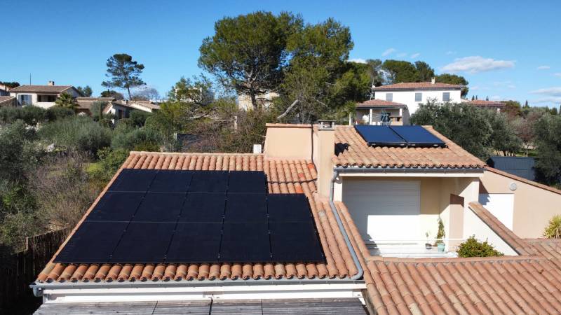 Réalisation d'une installation photovoltaïque sur Cassis